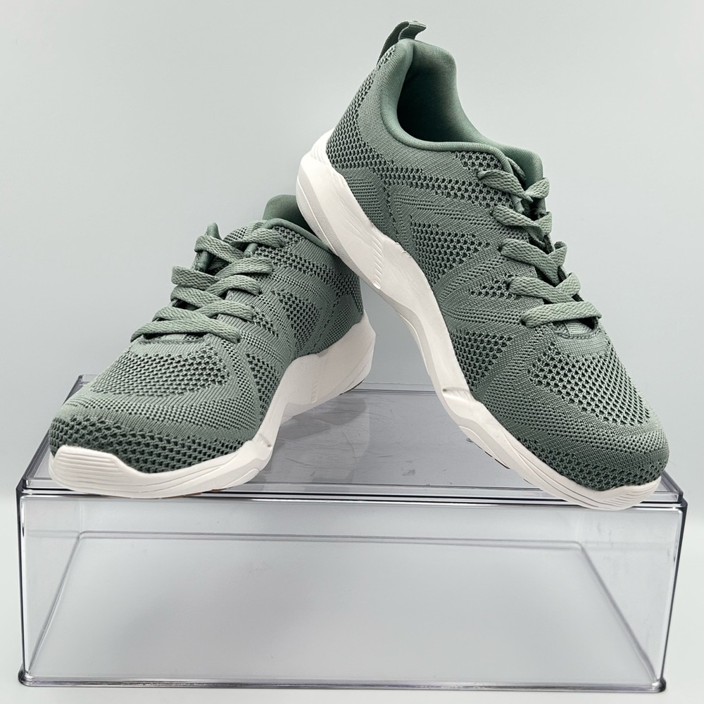 U.S. Polo Assn. Green and White Sneakers